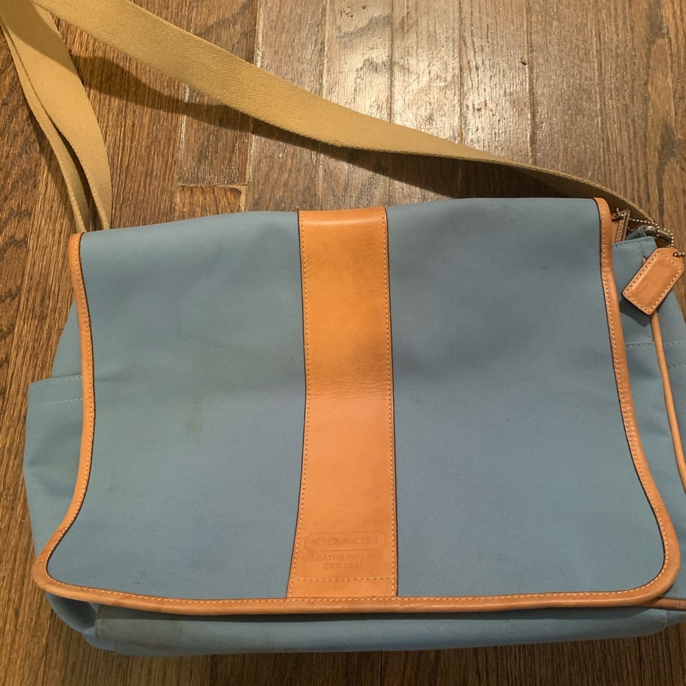 Coach messenger bag.
